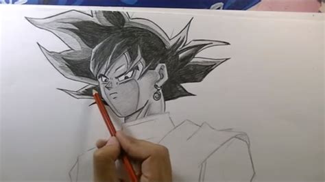 Como Dibujar A Goku Black Paso A Paso A Lapiz Facil