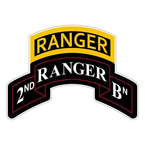 2nd Ranger Battalion Stickers Ranger Airborne Ranger Stickers