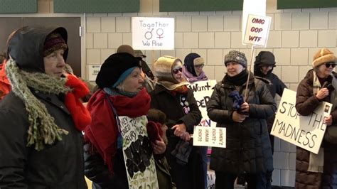 Dozens Brave Cold For Rd Annual Bemidji Women S March YouTube