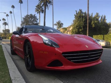 Ferrari California Red Convertible Exotic Cars