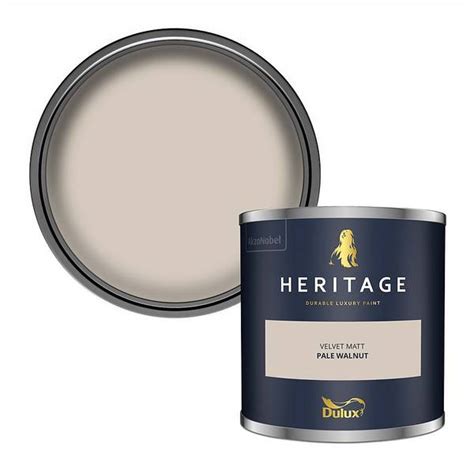 Dulux Heritage Matt Emulsion Paint Pale Walnut Tester 125ml Homebase