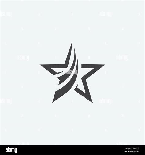 Star Logo Design Template Star Vector Icon Star Logo Designs Stock