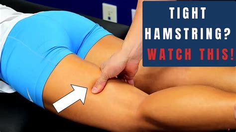 Myofascial Release For Strained Hamstring Treatment Trigger Points