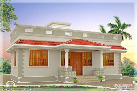 Amazing design idea , open photo for more details. 1000 sq.feet Kerala style single floor 3 bedroom home ...