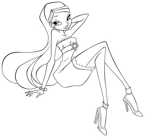 You need to use this picture for backgrounds on mobile with hd. Stella+coloring page by werunchick on DeviantArt
