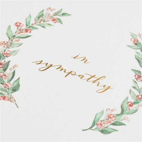 Find quality products to add to your shopping list or order online for delivery or pickup. Elegant Greenery Sympathy Greeting Card | Papyrus
