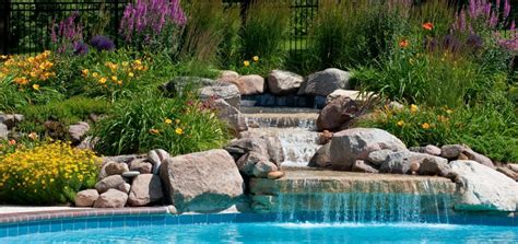 Rock Waterfall For Swimming Pools Pool And Landscape