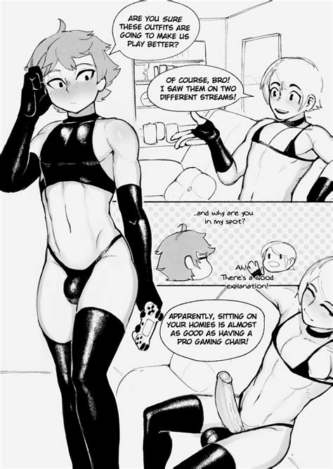 Rule Boys Cheesecrumbles Comic Erection Femboy Gay Girly Male Male Only Monochrome Penis