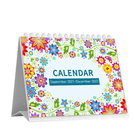Buy Besthuer Desk Calendar 2021 2022 Sep 2021 Dec 2022 Flip Calendar