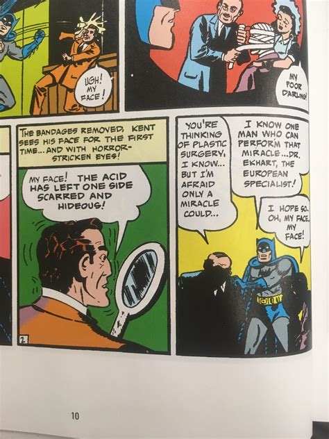 Two Face Coincidence In Two Faces 1st Appearance Batman Suggests A
