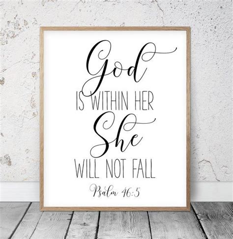 Psalm 461 2 Bible Verse Printable Christian Wall Art Or Porn Sex Picture