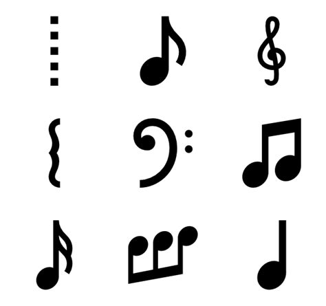 Single Music Notes Symbols Free Download On Clipartmag