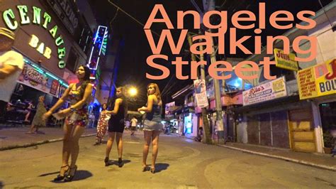 Angeles City Walking Street Just Walking Philippine 2017 4k Uhd Youtube