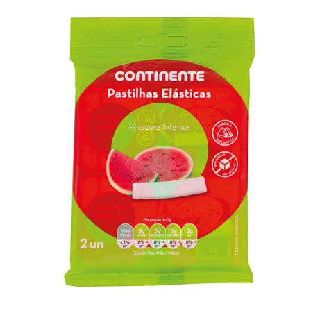 Pastilhas Elásticas de Melancia emb 2 x 27 gr Continente