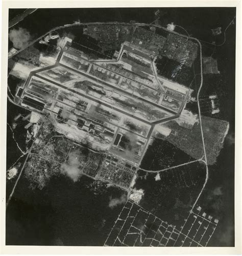 Aerial Photograph Of Anderson Air Force Base Probably On Guam 1945