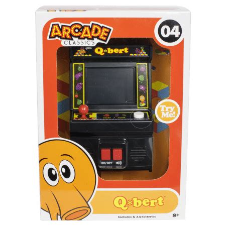 Q*bert Mini Arcade Game - Walmart.com | Mini arcade, Arcade games, Arcade