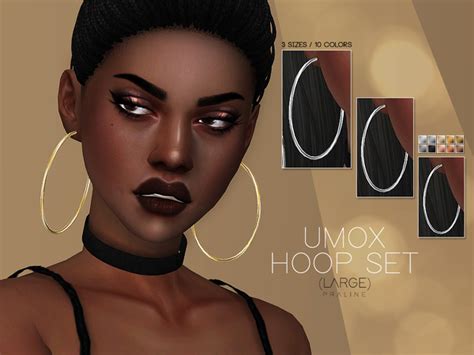 Umox Hoop Set Large By Pralinesims At Tsr Sims 4 Updates