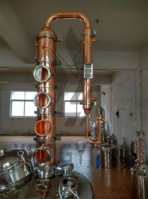High Quality Copper Commercial Alcohol Distillation Column Distiller