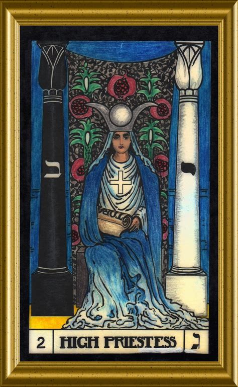 The High Priestess Tarot Book Tarot Major Arcana Divination Cards