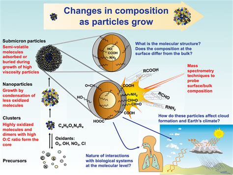Schematic Of The Life Cycle Of Secondary Organic Aerosol Particles And