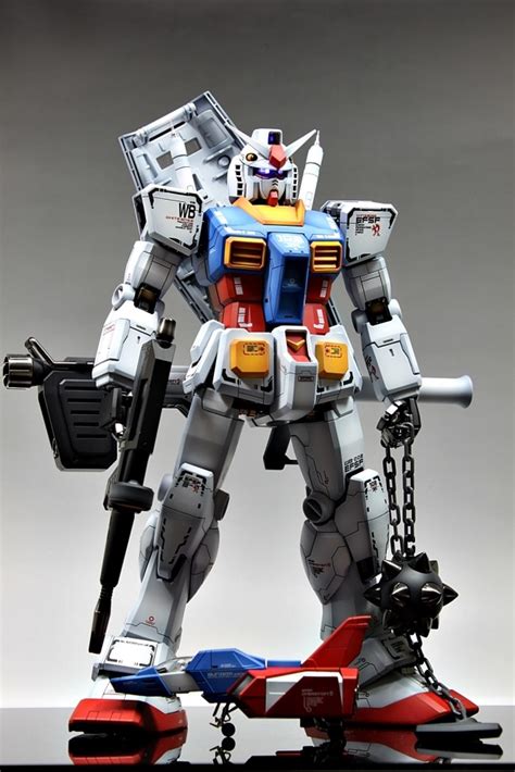 The rifle has the standard second handle and articulated scope, while the shield just. GUNDAM GUY: PG 1/60 RX-78-2 Gundam - Customized Build