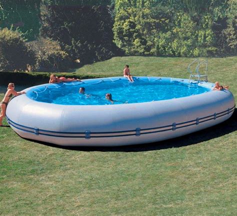 These Huge Inflatable Swimming Pools Work As Both An Above Or In Ground