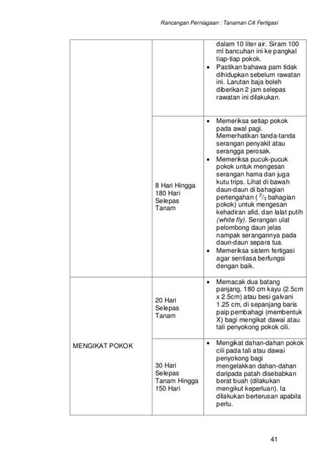 Contoh kertas kerja rancangan perniagaan for education purpose. Pin on Fertigasi