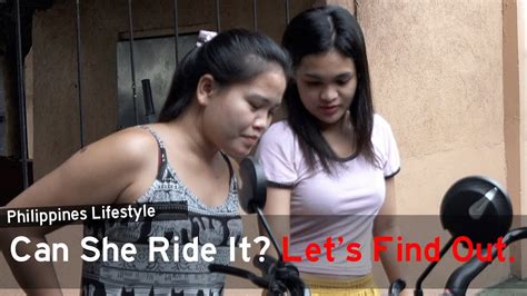 Filipina Wife 2 Learns How To Ride A Chopper Youtube