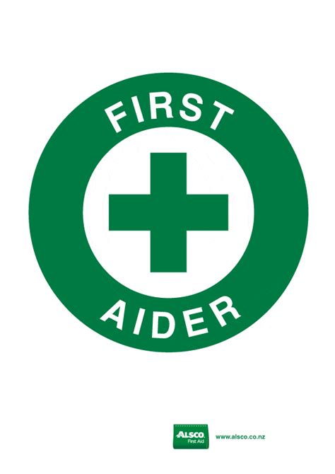 First Aid Signs Alsco New Zealand
