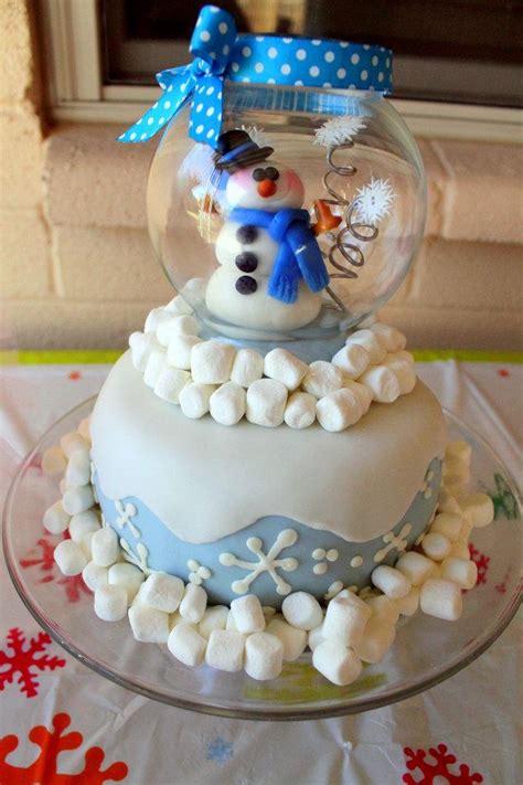 Corporate cakes and cupcakes (11). Winter Party: Cake