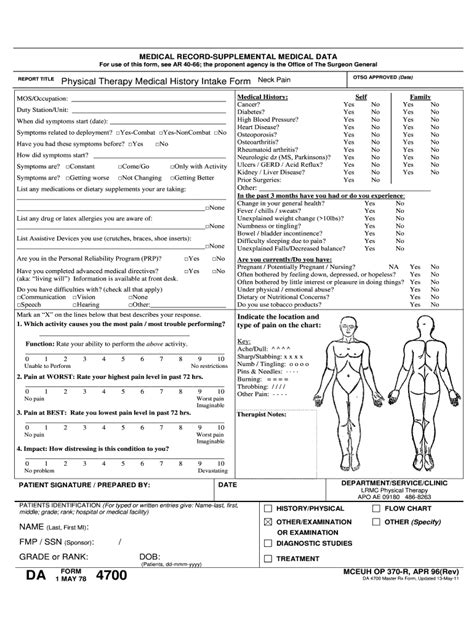 Physical Therapy Forms Template Fill Out And Sign Online Dochub