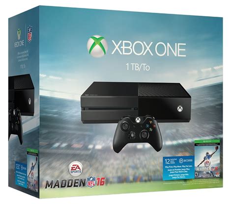 Xbox One 1tb Console Ea Sports Madden Nfl 16 Bundle Buy Online In