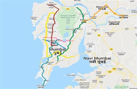 Mumbai Metro Route Map Timings Lines Facts And Stations