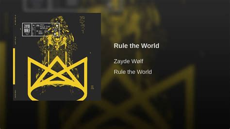 (Avengers radio- THOR's CHOICE) Rule the World - Zayde Wolf | World