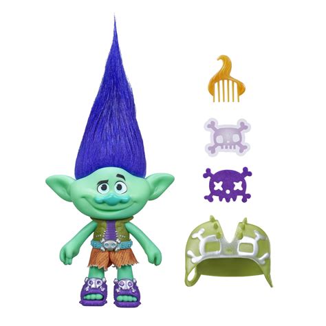 Dreamworks Trolls Branch 9 Inch Figure Includes Outfit And Accessories