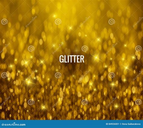 Golden Glitter Vector Background Eps10 Stock Vector Illustration Of