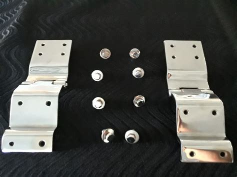 1973 1991 Chevy K5 Blazer Chrome Tailgate Hinges With Hardware For