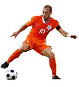 Zoek je kleurplaten voor koningsdag? Voetballers nederlands elftal: kleurplaten Wesley Sneijder