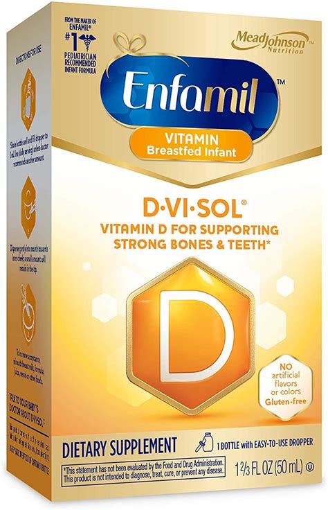 Enfamil D Vi Sol Vitamin D Supplement Drops For Breastfed 58 Off