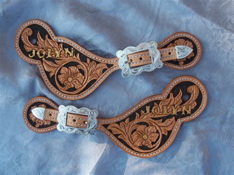 Spur Straps B J Saddle Company Leather Spur Straps Cowgirl Accessories Western Spurs Straps