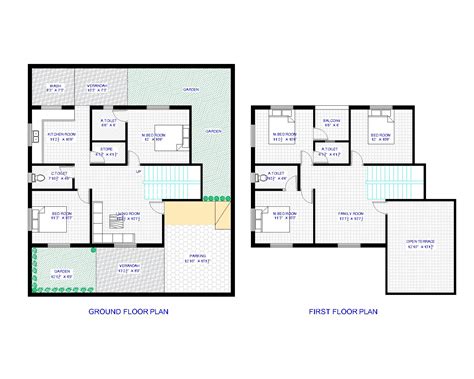 Bungalow Floor Plan Technical Civil