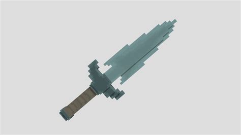 Minecraft Sword 3d Models Sketchfab
