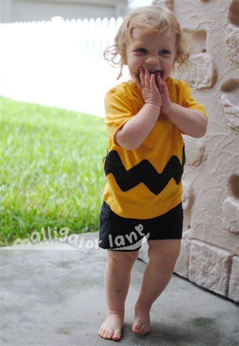 Charlie Brown Shirt Charlie Brown Costume Baby Charlie Brown Yellow And