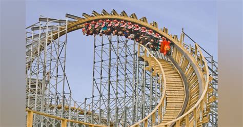 What A Ride Wooden Roller Coasters Machine Design
