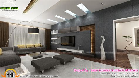 Living Rooms Modern Kitchen Interiors In Kerala Kerala