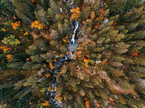Aerial View From Remuñe Canyon By Stocksy Contributor Javier Pardina