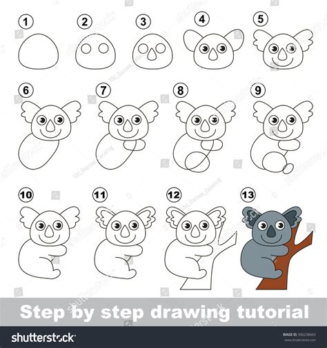 How To Draw A Koala Step By Step Easy At Drawing Tutorials