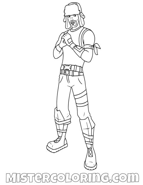 Fortnite ninja logo coloring pages. Fortnite Coloring Pages For Kids — Mister Coloring in 2020 ...