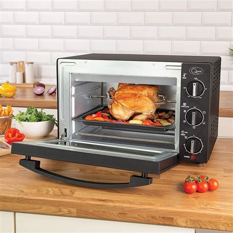 Quest 1500w 20litre Stainless Steel Electric Multi Function Rotisserie