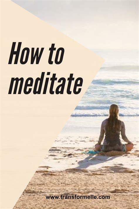 Meditation To Improve Health Transformelle